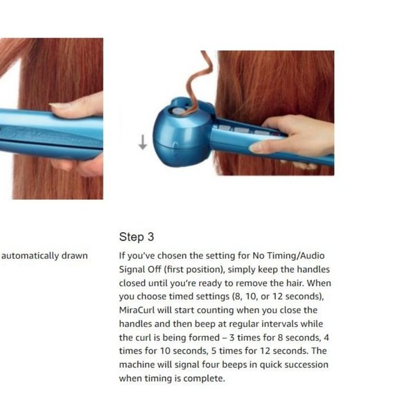 BABYLISSPRO NANO TITANIUM PROFESSIONAL AUTOMATIC CURLER MIRACURL3 CURL SETTINGS - Picture 11 of 12